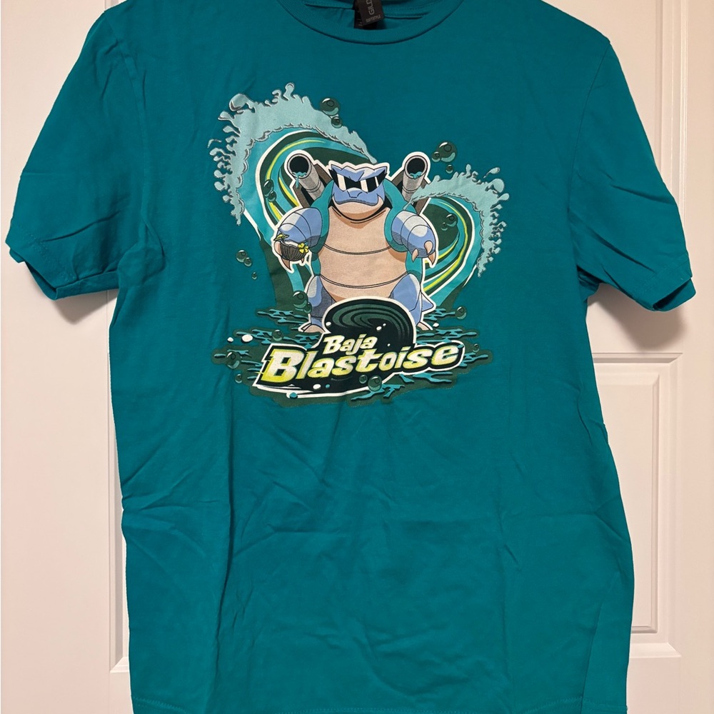 Teal Blastoise Graphic T-Shirt